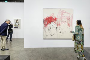 Alice Neel and Tracey Emin, <a href='/art-galleries/xavier-hufkens/' target='_blank'>Xavier Hufkens</a>, Art Basel in Hong Kong (29–31 March 2019). Courtesy Ocula. Photo: Charles Roussel.